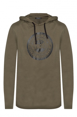 Hooded t-shirt with logo, zdjęcie 1 Hooded t-shirt with logo od Balmain